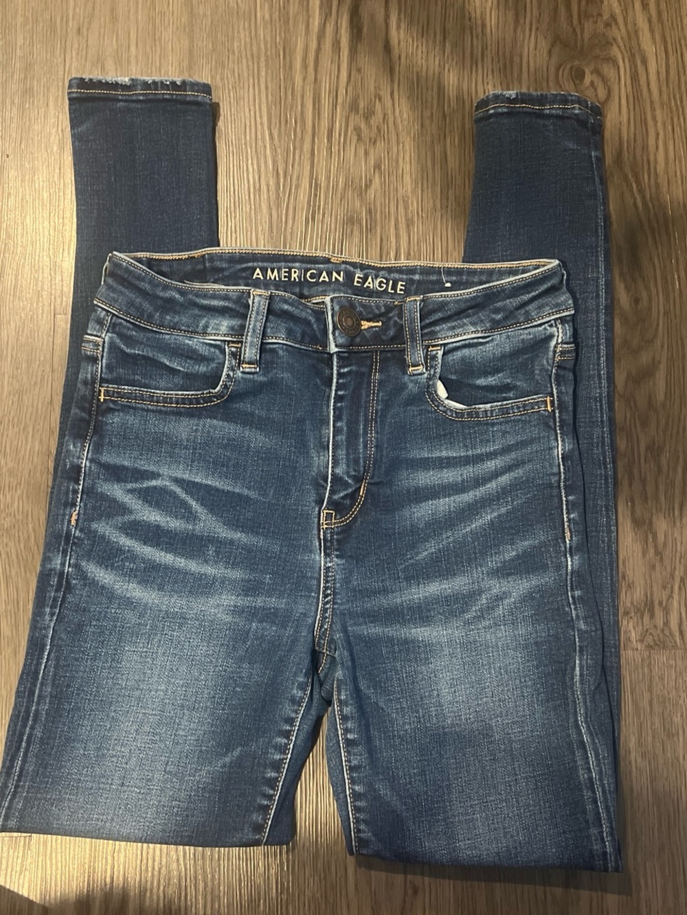 American Eagle Outfitters Women's Blue Skinny Jeans